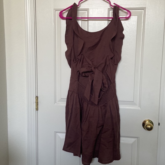 Free People Erin open tie back mini dress - Picture 3 of 8